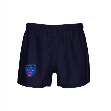 Short de rugby élite homme bleu